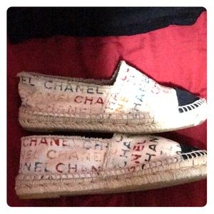 Gently worn Chanel espadrilles